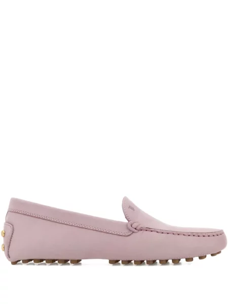 Loafersy Tod's zamszowe różowe