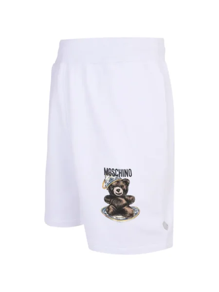 Pantaloni scurți Moschino alb