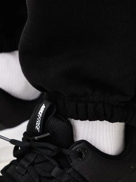 Nike Sportswear спортен панталон дамски с Studio Fleece черно