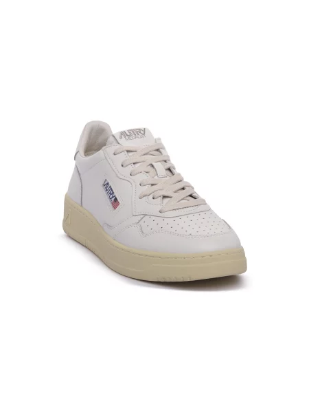 Sneakers Autry Medalist Low Man Leat/ Leat Wht/ Wht EUR 41 alb