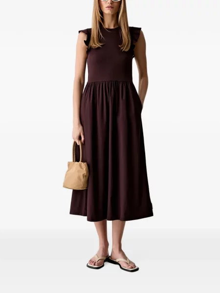 Rochie midi Marc O'polo tricotate cu volane violet
