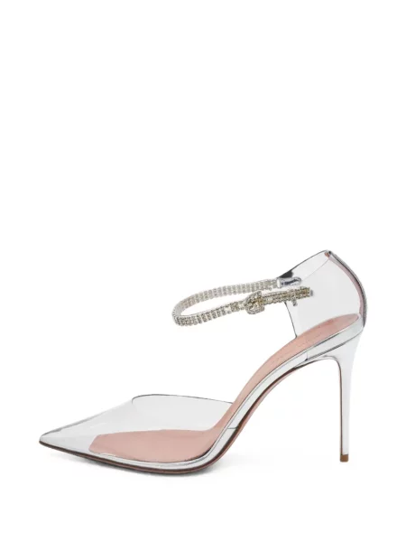 Pantofi cu toc Amina Muaddi alb