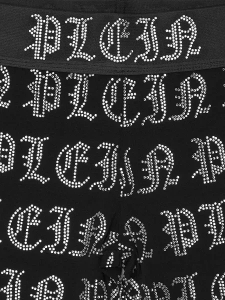 Legginsy dziecięce Philipp Plein czarne