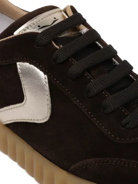 Sneakerși Voile Blanche din piele de căprioară maro