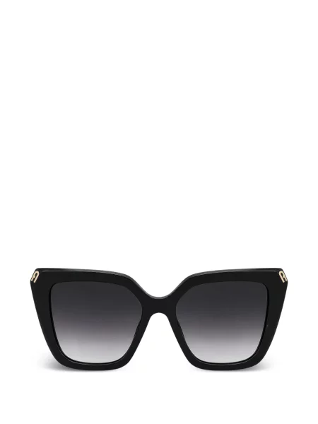 Ochelari de soare Furla cu imprimeu geometric negru