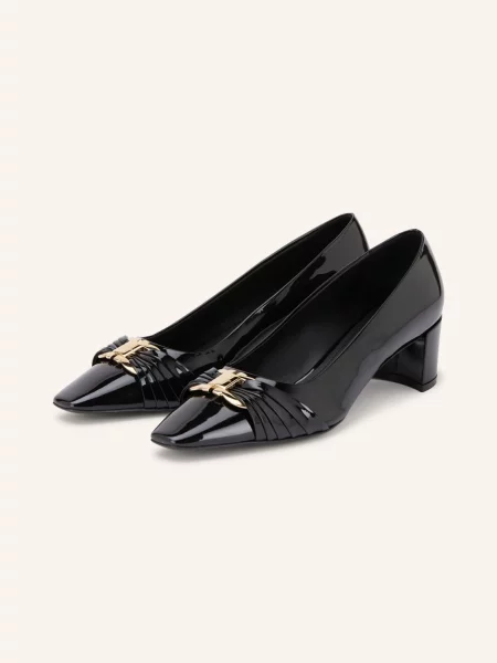 Ferragamo Lakované Lodičky Tillya černá