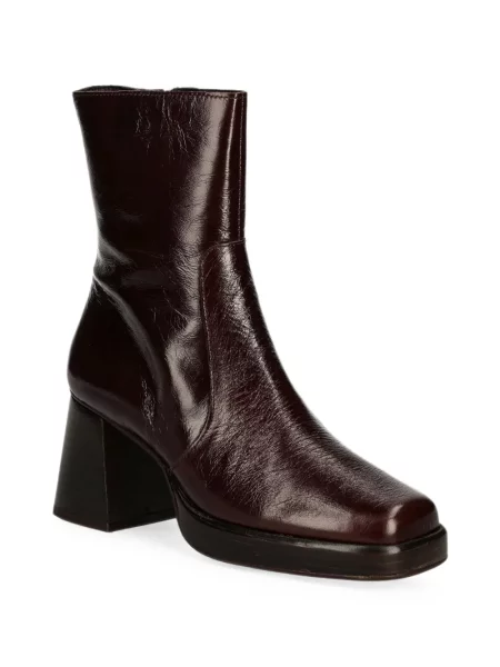 Botine Jonak Paris cu platformă maro