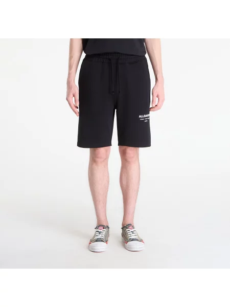 Къс панталон AllSaints UNDRGRND SWEATSHORT черно