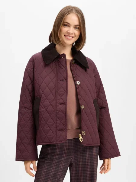 Barbour Kurtka pikowana Kobiety lila 36
