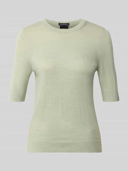 Sweter w kroju regular fit z czystej żywej wełny model Farbella' Boss