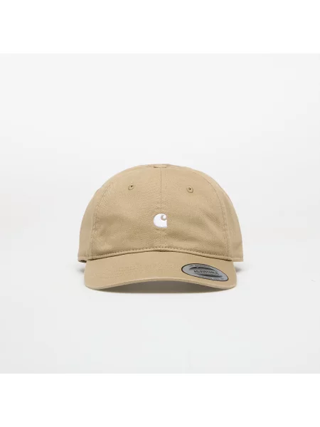 Carhartt WIP șapcă de baseball din Madison Logo Cap maro cu imprimeu alb