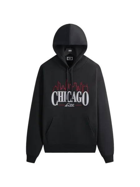 Hanorac cu glugă Kith negru