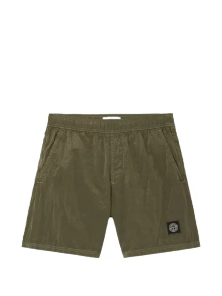 Slip de baie Stone Island cu strasuri verde