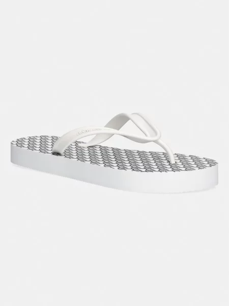 Armani Exchange șlapi alb