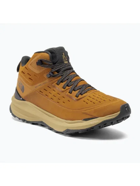 Olcsóbban. Férfi túrabakancs The North Face Vectiv Exploris 2 Mid Futurelight Lthr citrinsárga/khaki stone. Méret: 43 US sárga