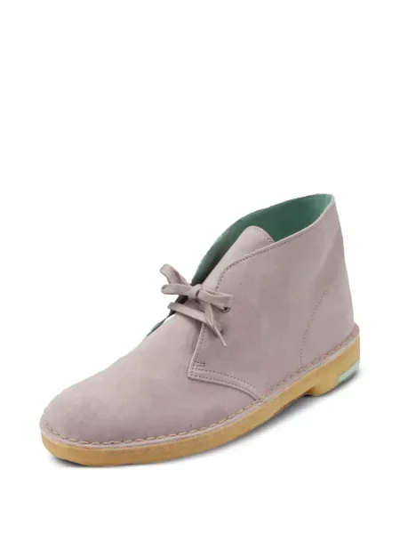 Велурени пустинни ботуши Clarks Originals виолетово