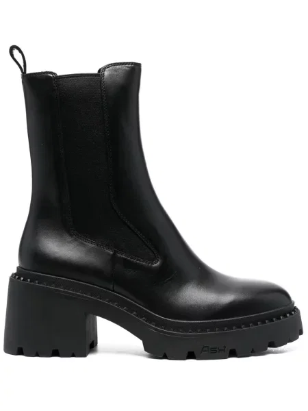 Botine chelsea Ash din piele negru