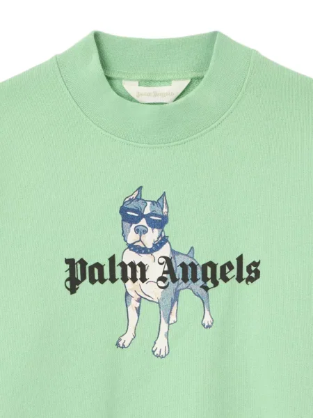 Gyerek melegítő felső Palm Angels zöld