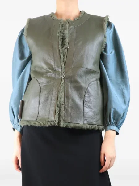 Ujjatlan megfordítható mellény Rachel Comey zöld