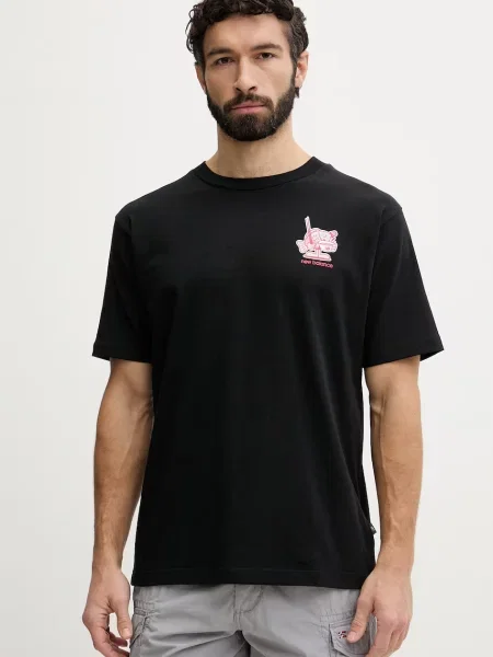 New Balance tričko mužské Lobster bílé
