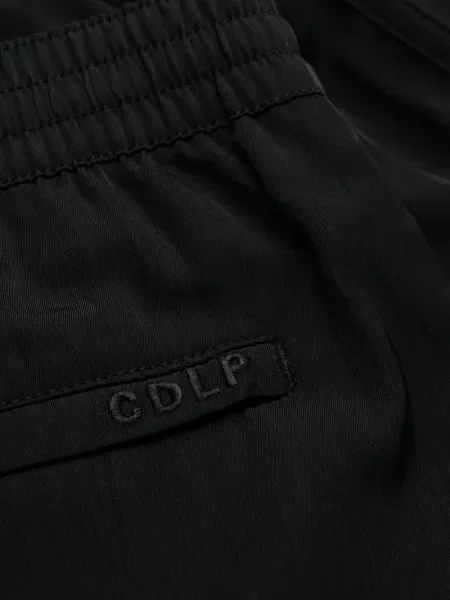 Slip de baie Cdlp cu broderie cu cordon negru