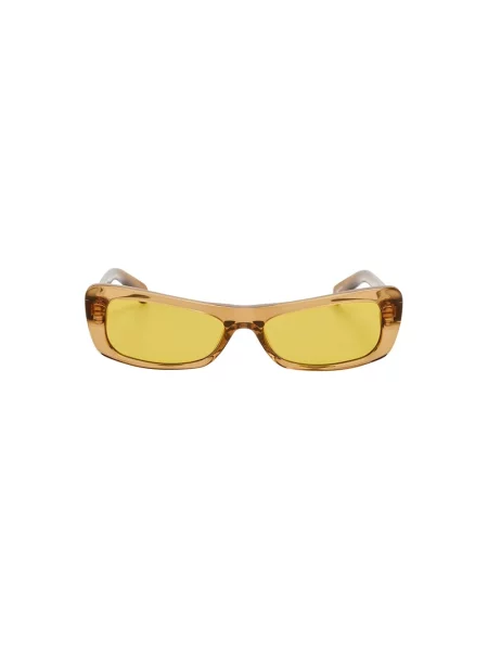 Okulary przeciwsłoneczne Jacquemus brązowe