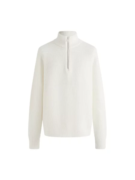 Sweter Fusalp wełniany biały