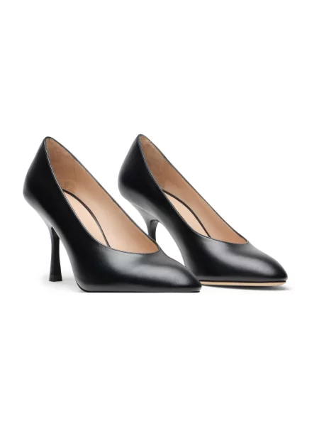 Czółenka Stuart Weitzman skórzana czarna