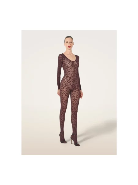 Kombinezon Wolford fioletowy