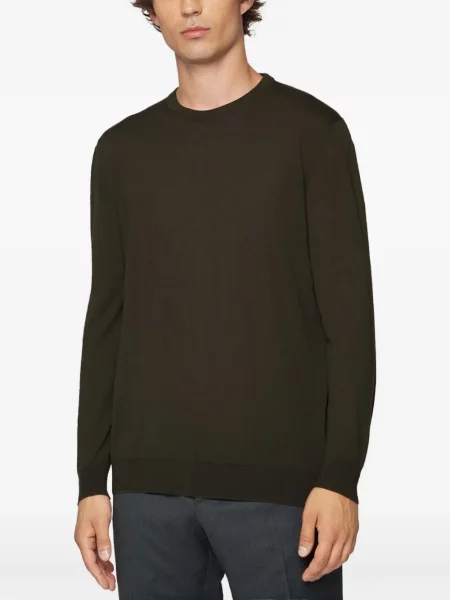 Pulover Kiton cu decolteu rotund albastru