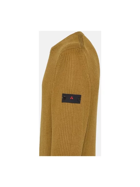 Sweter Peuterey wełniany brązowy
