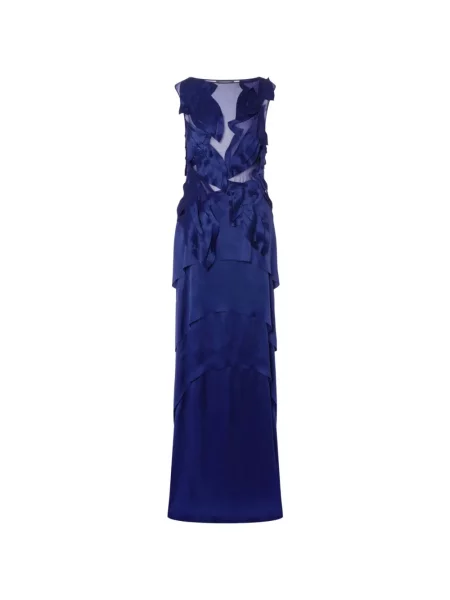 Sukienka Alberta Ferretti niebieska