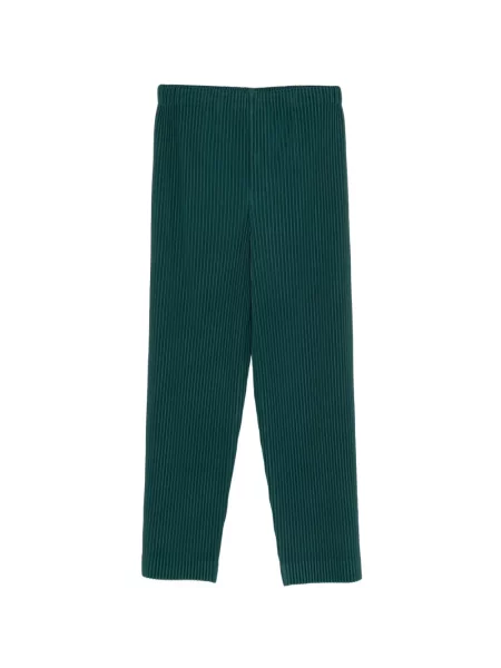 Plisirane hlače Homme Plissé Issey Miyake zelena