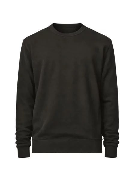 Hanorac crewneck Thom Krom cu decolteu rotund negru