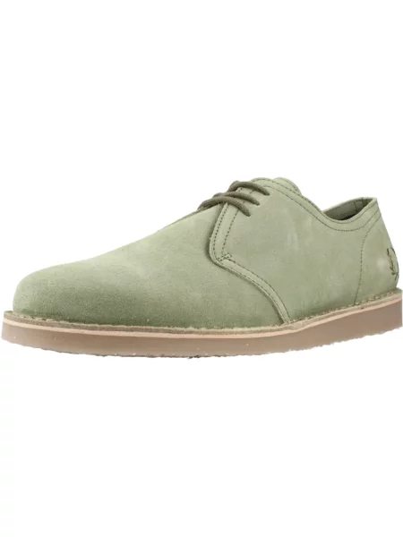 Półbuty Fred Perry zielone