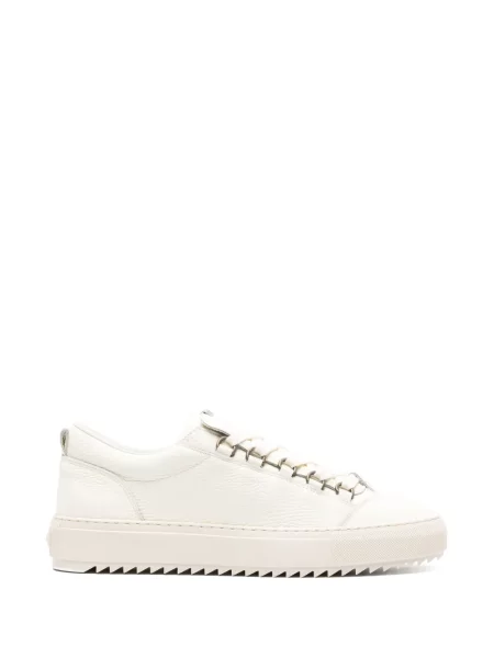 Sneakerși Represent din piele alb