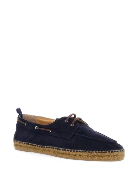 Fűzős csipkés espadrilles Castaner kék