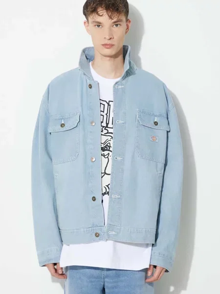 Dickies geacă din denim Madison bărbați de tranziție albastru