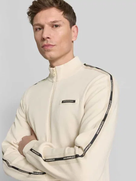 Bluza rozpinana ze stójką i zamkiem błyskawicznym dwustronnym Ea7 Emporio Armani