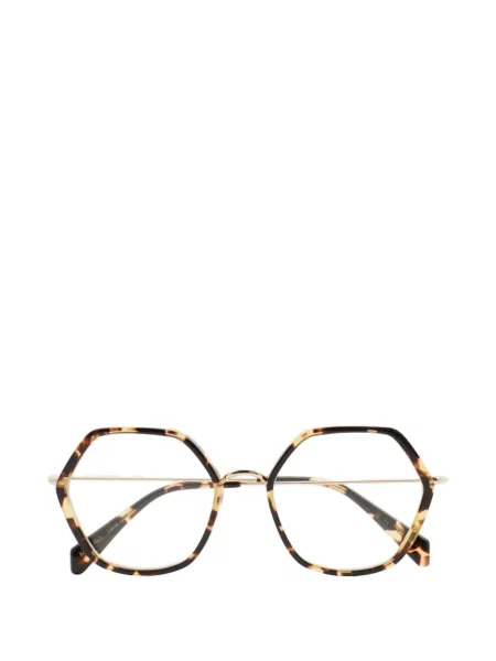 Ochelari de soare Kaleos cu imprimeu geometric maro