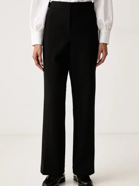 Tommy Hilfiger pantaloni straight pentru femei negru