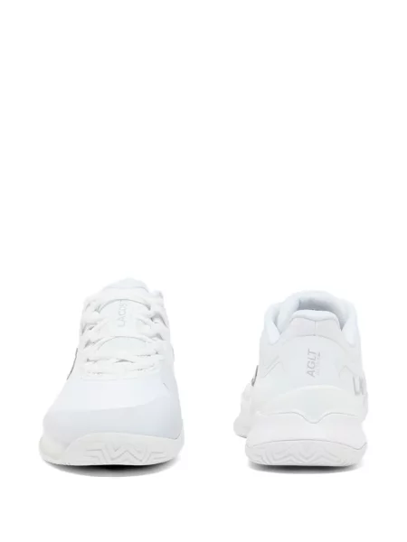 Sneakerși Lacoste cu autograf alb