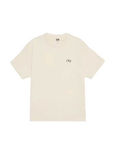 Tričko Obey Clothing béžové