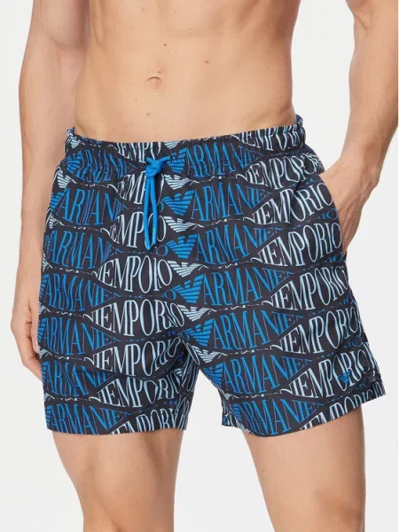 Plavecké šortky Emporio Armani modré