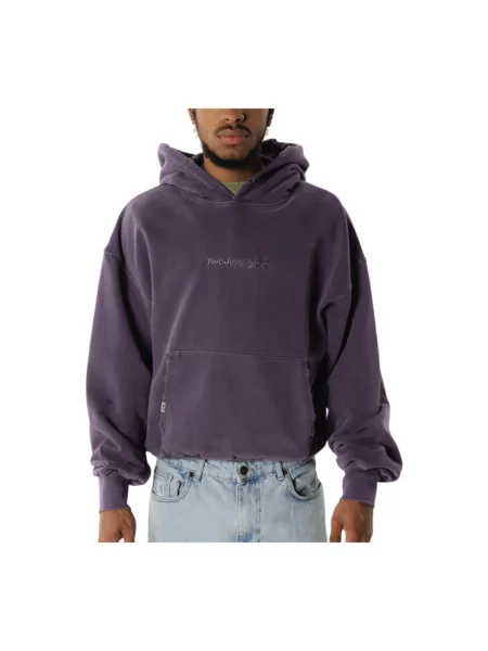 Bluza z kapturem Twojeys fioletowa