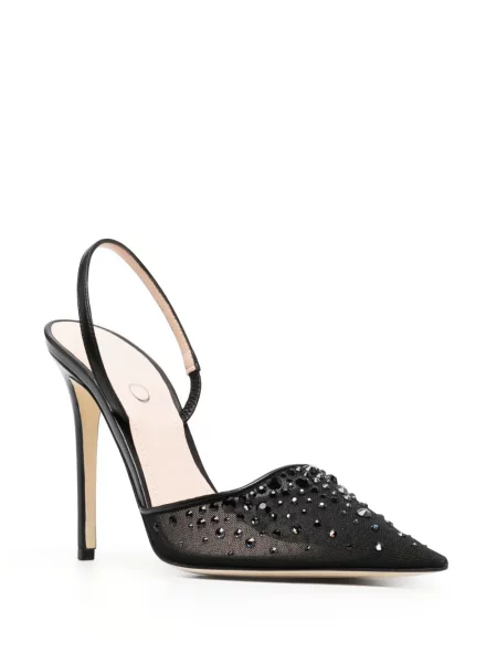 Pantofi cu toc Rodo de cristal negru