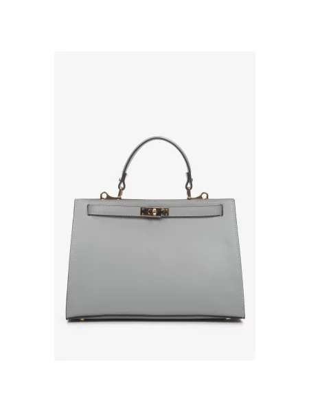 Сумка шкіряна Estro сіра