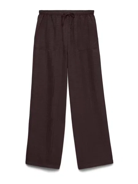 Vero Moda Tall Pantaloni VMMELANEY închis maro