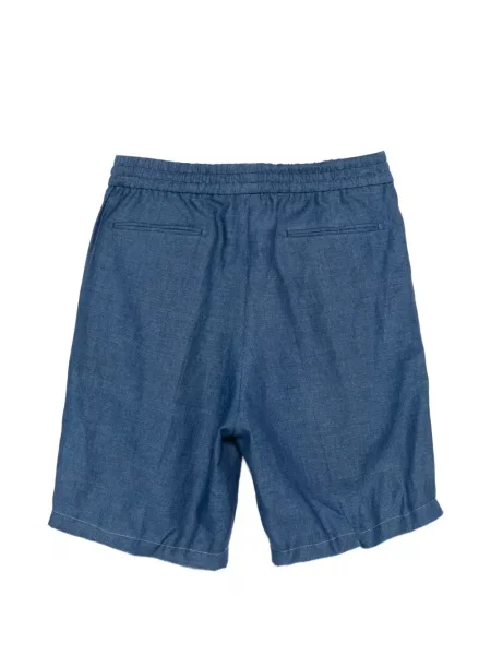 Pantaloni scurți Brioni cu cordon albastru