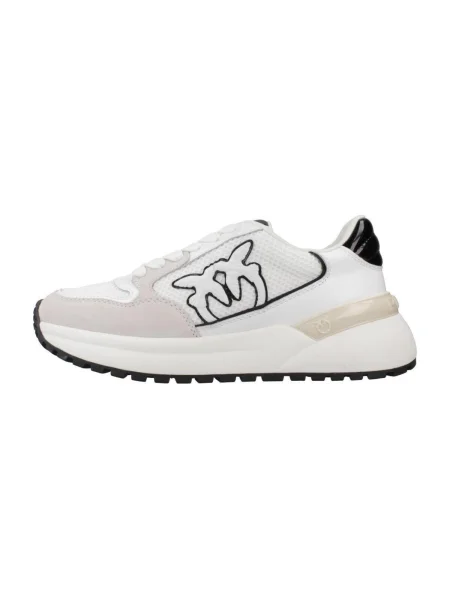 Sneakerși Pinko alb